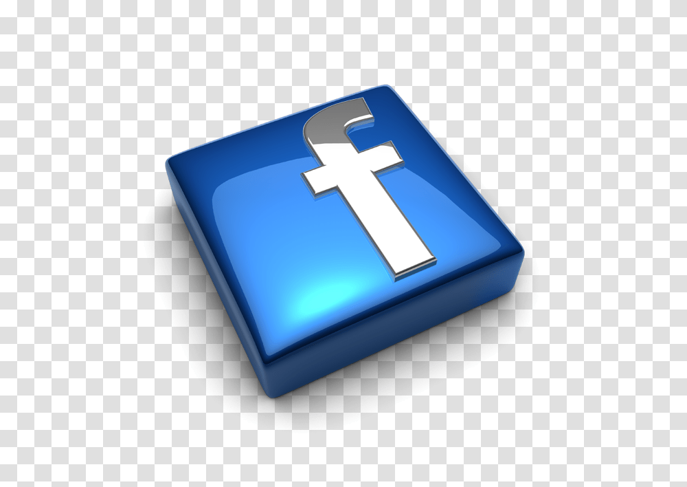 3d Facebook Icon Facebook 3d Logo, First Aid, Text, Symbol, Electronics Transparent Png