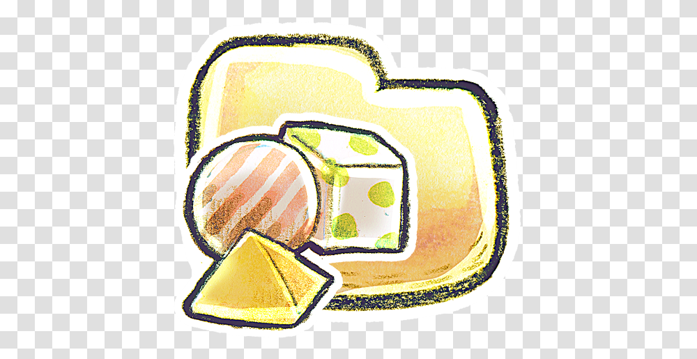 3d Folder Icon Bread, Food, Meal, Dish, Purse Transparent Png