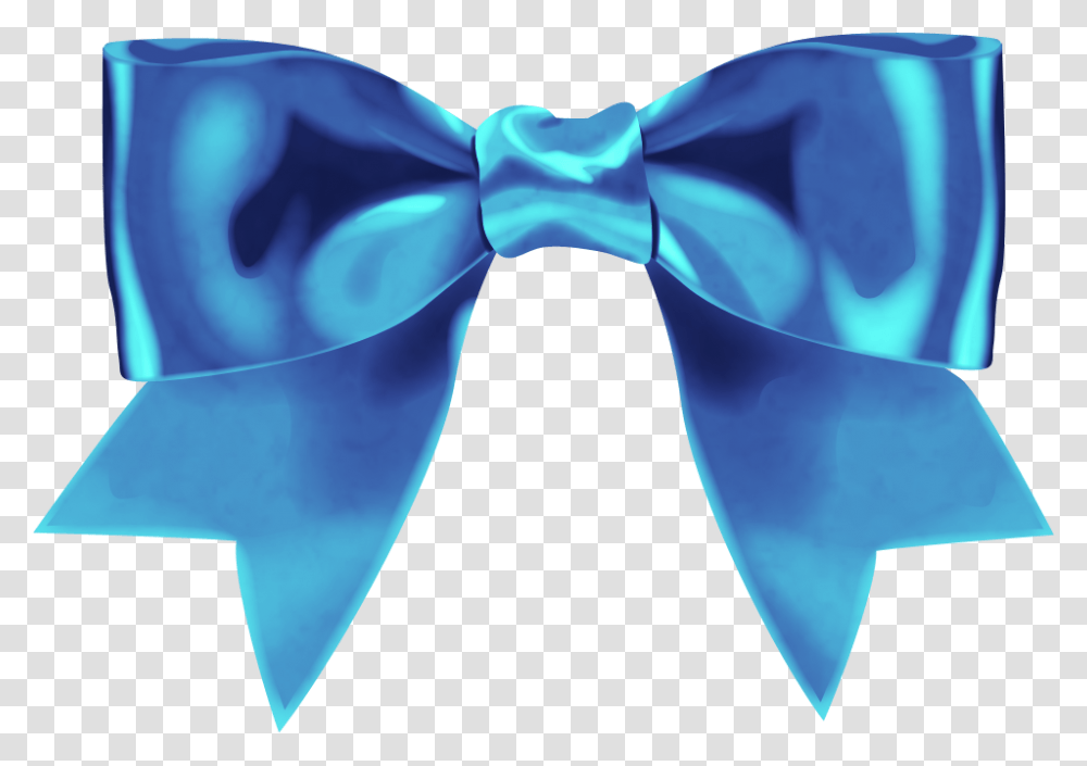 3d Free Ribbon Blue Bow Ribbon, Tie, Accessories, Accessory Transparent Png