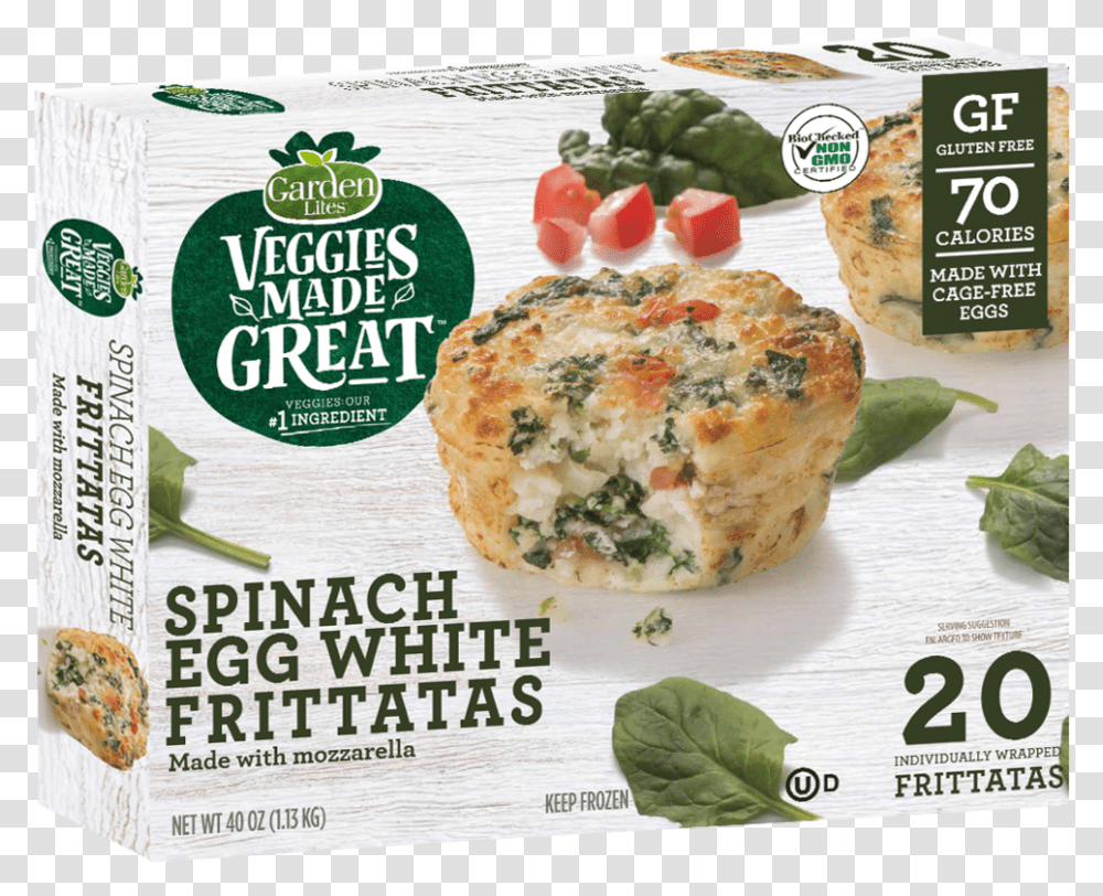  3d Frittataeggwhite Costco Garden Lites Spinach Egg White Frittata, Pizza, Food, Advertisement, Poster Transparent Png