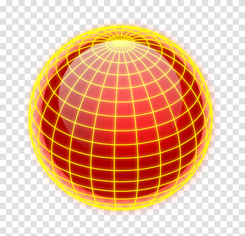 3d Globe Vector Orange Red Globe, Sphere, Light, Balloon Transparent Png