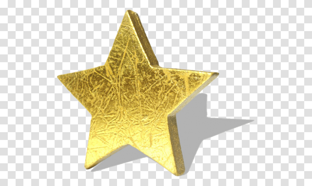 3d Gold Star Hd Gold Star Background, Cross, Star Symbol Transparent Png