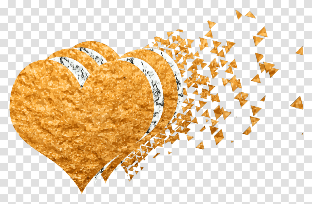 3d Heart, Bread, Food, Toast, French Toast Transparent Png
