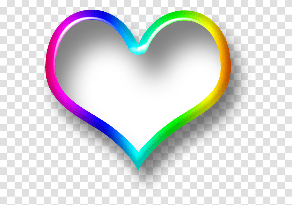 3d Heart Colorful Heart, Label, Bracelet, Jewelry Transparent Png