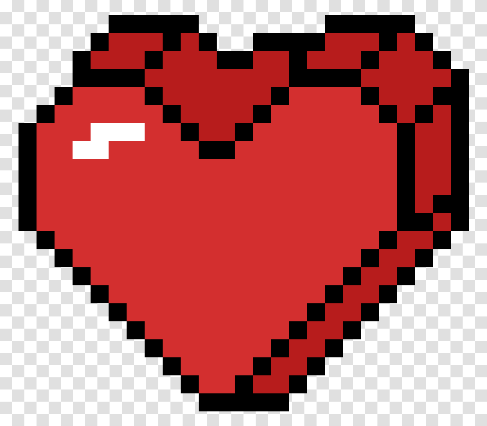 3d Heart Pixel Art Heart, Label, Text, Sticker, Rug Transparent Png