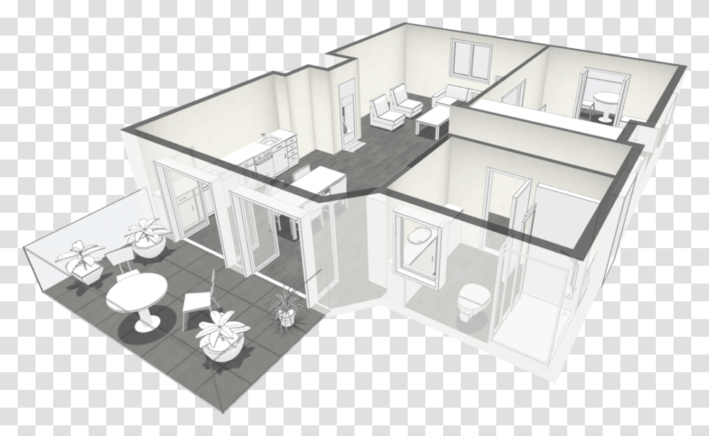 3d Hero 3d Plan, Furniture, Rug, Indoors, Room Transparent Png