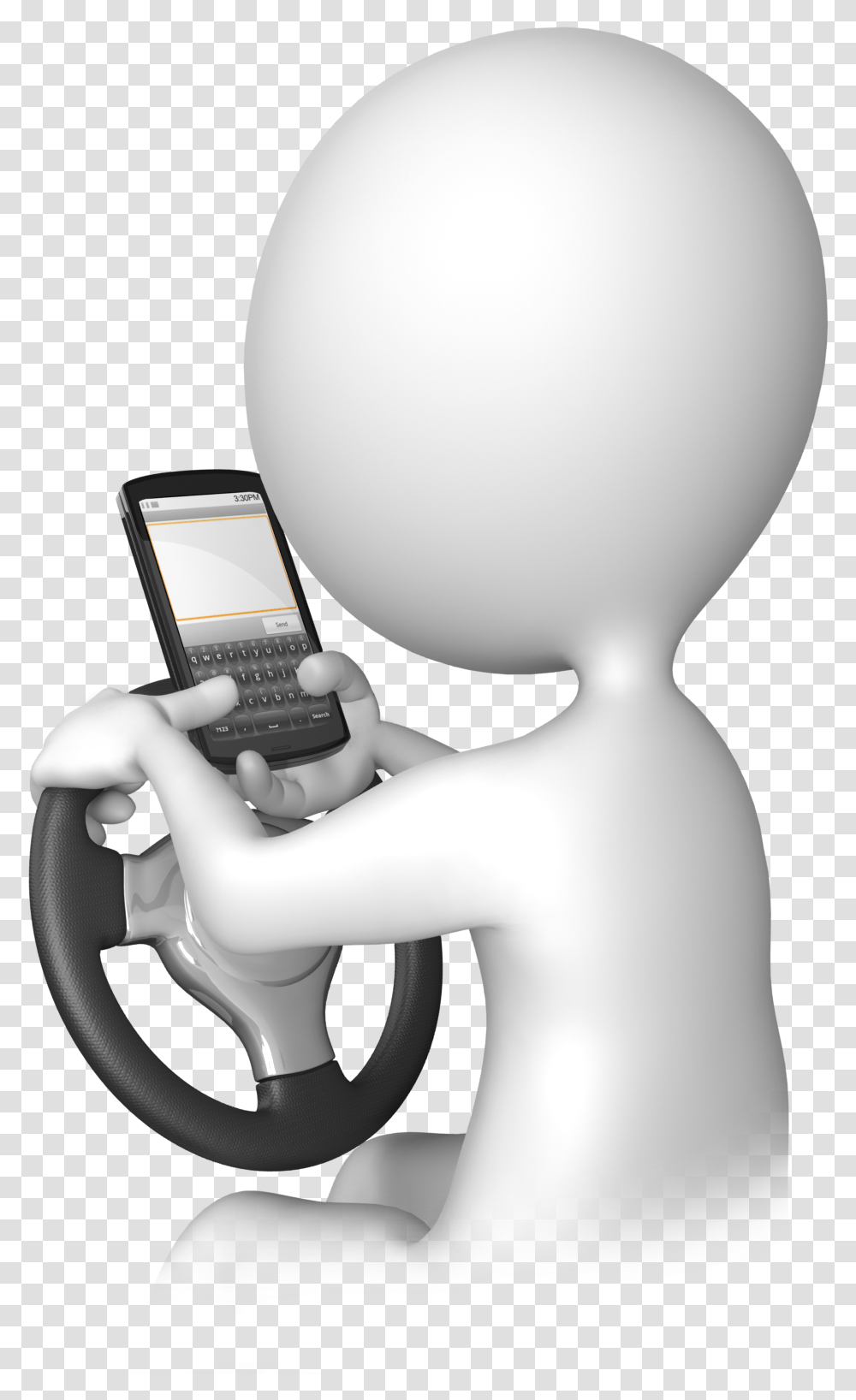 3d Human 3d Icons Little People Stick Figures White No Text While Driving, Phone, Electronics, Mobile Phone, Cell Phone Transparent Png