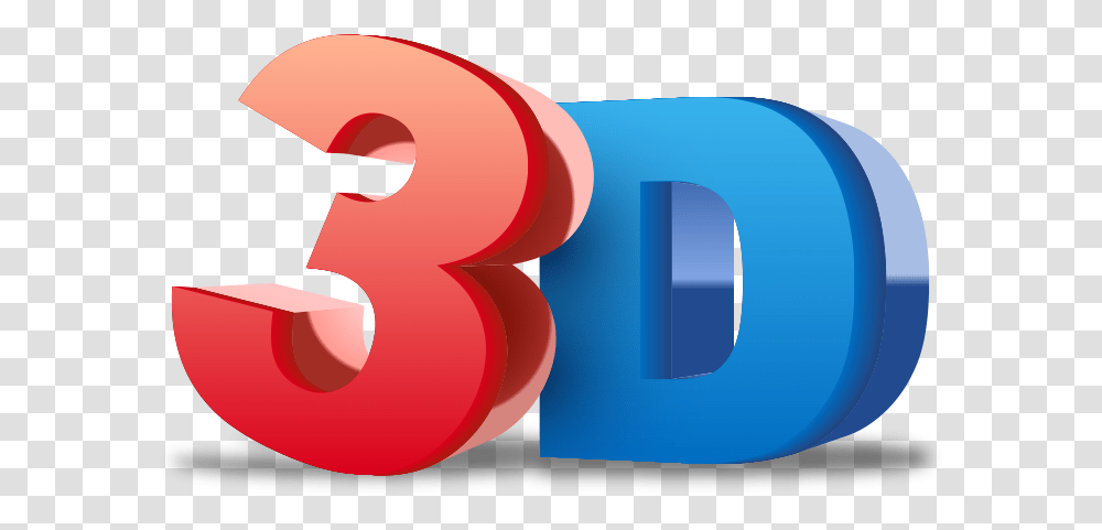 3d Image 3d, Number, Alphabet Transparent Png