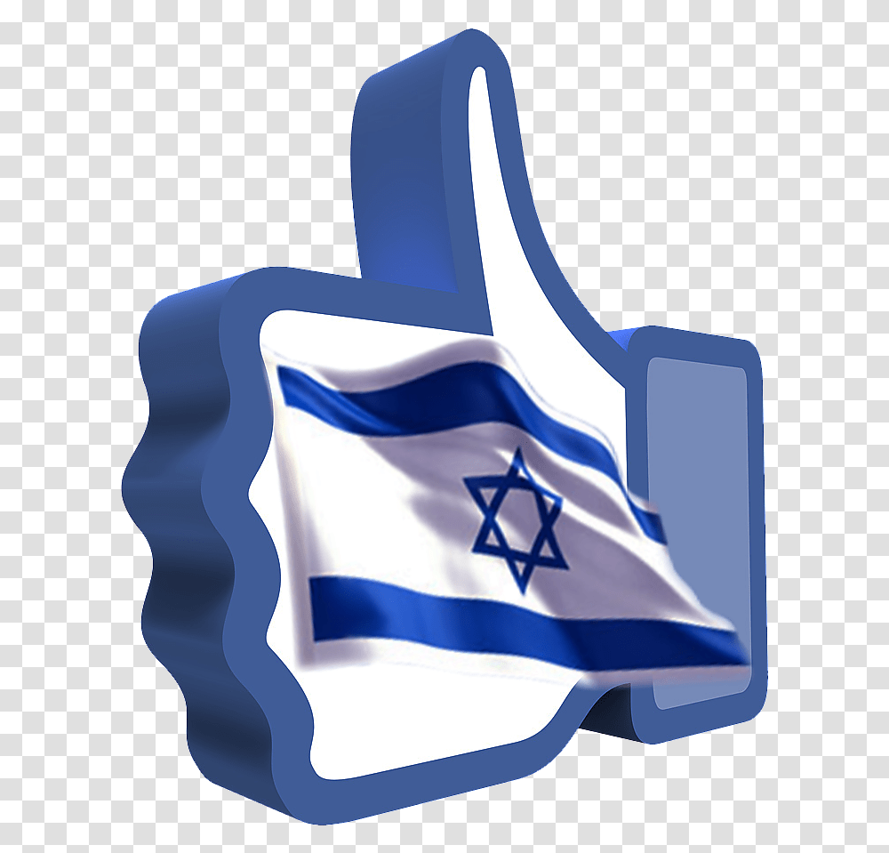 3d Israel Like To Facebook Israel 3d Digital Art Art Flag Of Israel, Symbol, American Flag Transparent Png