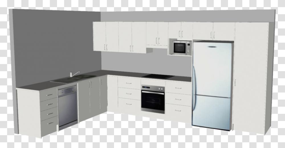 3d Kitchen, Room, Indoors, Oven, Appliance Transparent Png