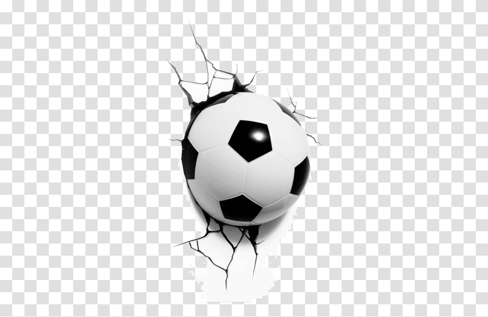 3d Led Soccer Light Ball Voetbal Lamp, Soccer Ball, Football, Team Sport, Sports Transparent Png
