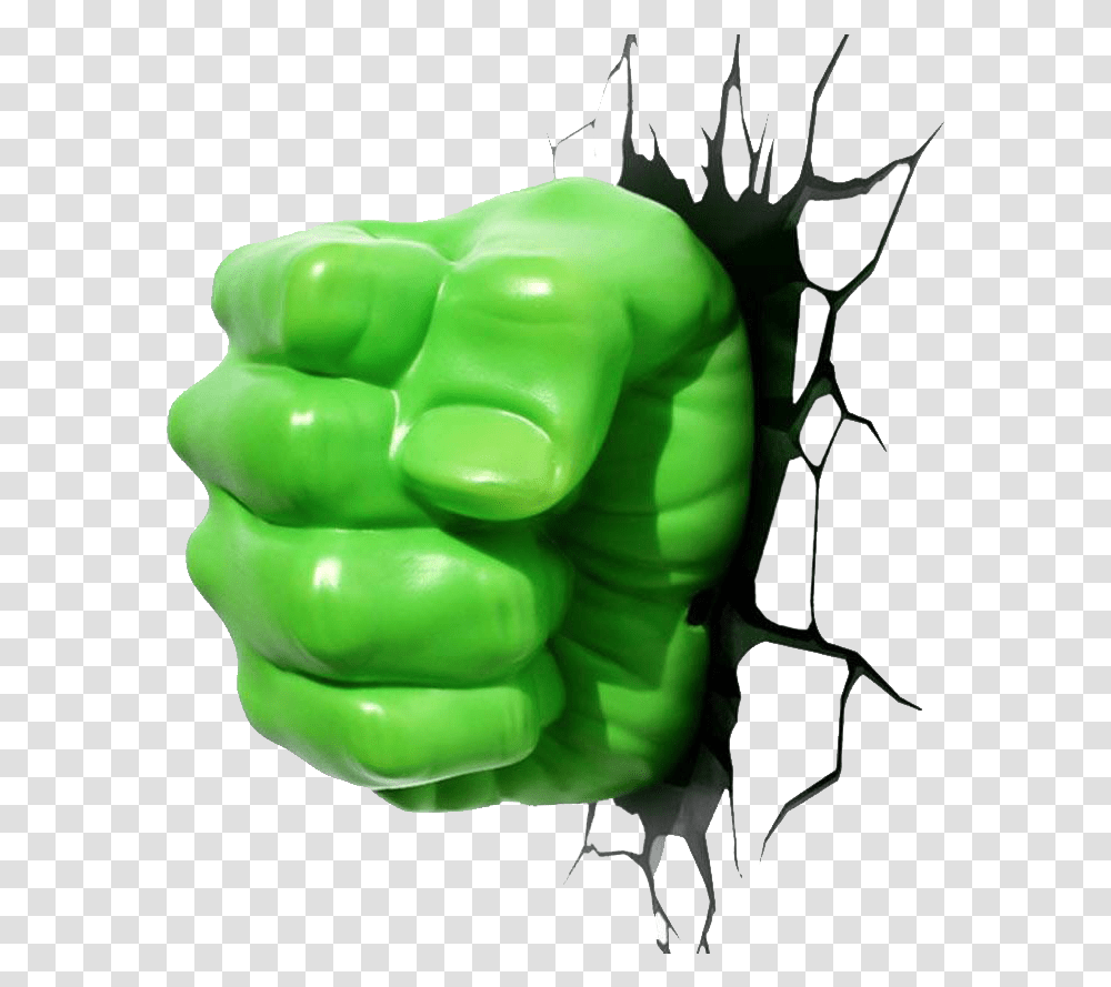 3d Light Fx Hulk Fist 3d Deco Light Hulk Fist, Hand, Toy Transparent Png