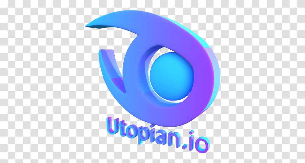 3d Logo Design For Utopian Steemit Circle, Symbol, Trademark, Graphics, Art Transparent Png