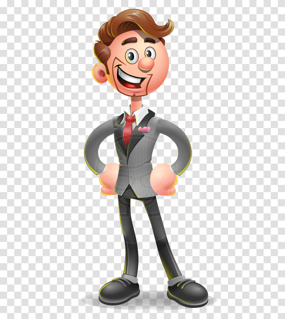 3d Man Animated Rich Man, Toy, Costume, Label Transparent Png