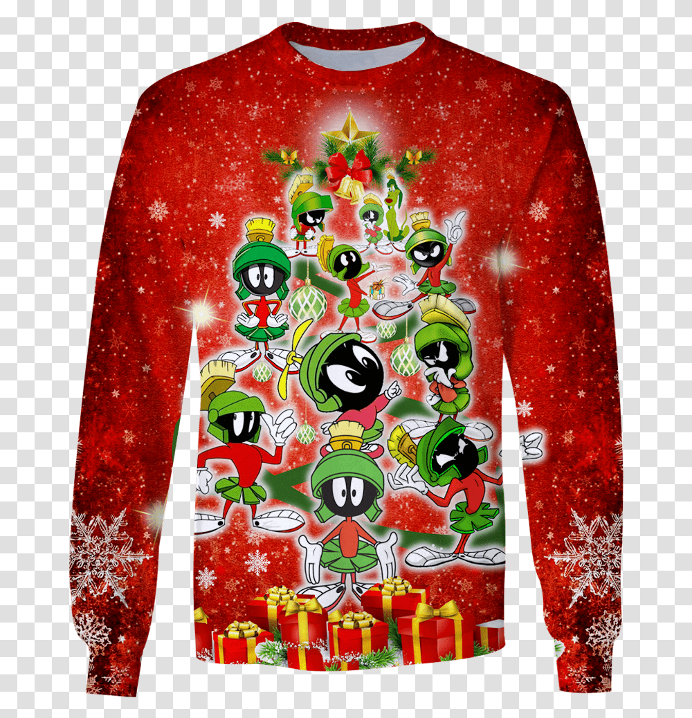 3d Marvin The Martian Tshirt Long Sleeved T Shirt, Apparel, Robe, Fashion Transparent Png