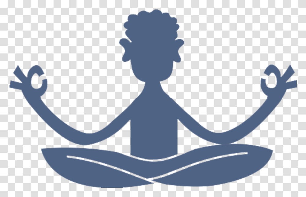 3d Meditation Logo Clipart Meditation Logo, Silhouette, Working Out, Sport, Exercise Transparent Png