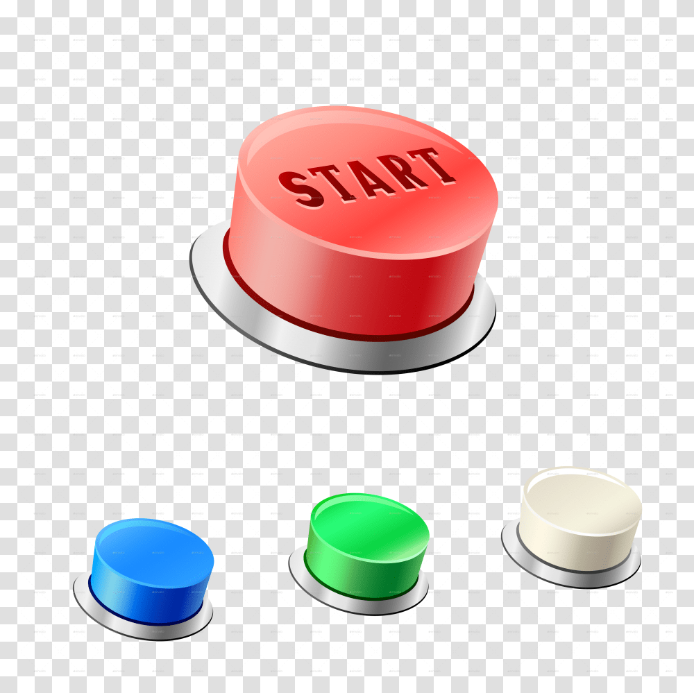3d Mega Round Buttons, Medication, Pill, Wax Seal, Lipstick Transparent Png