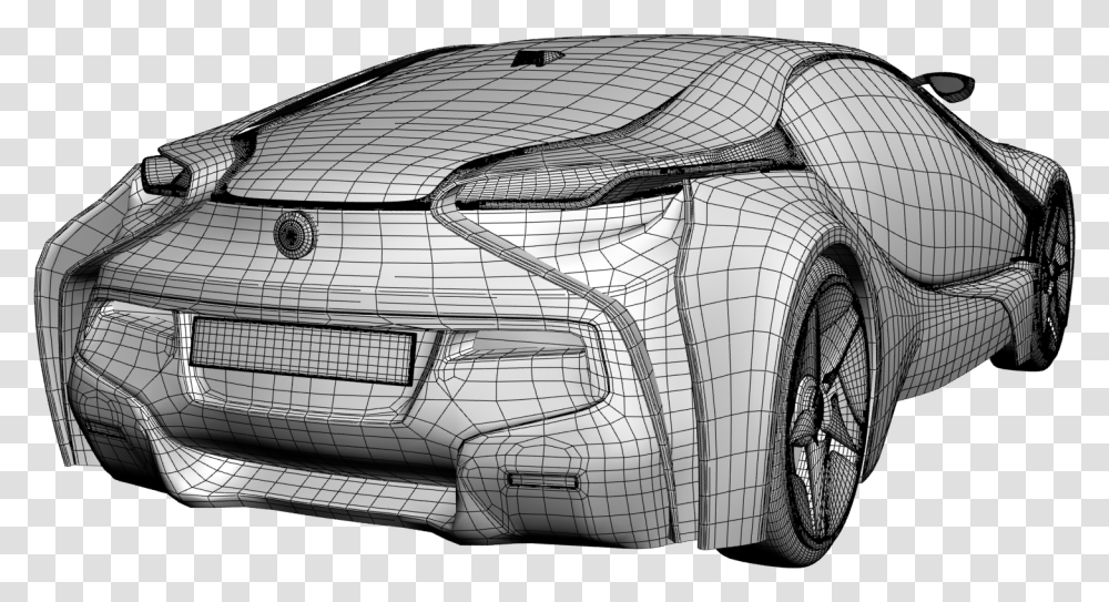 3d Model Car, Drawing, Vehicle, Transportation Transparent Png