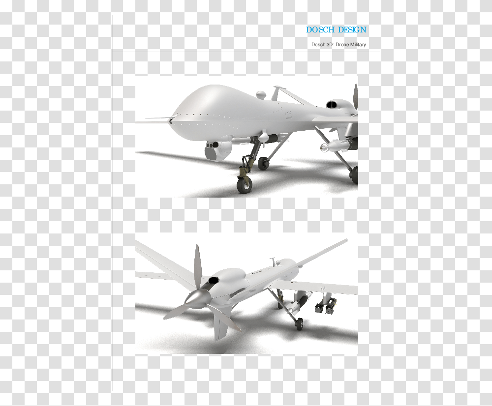 3d Model Drone Plane, Airplane, Aircraft, Vehicle, Transportation Transparent Png