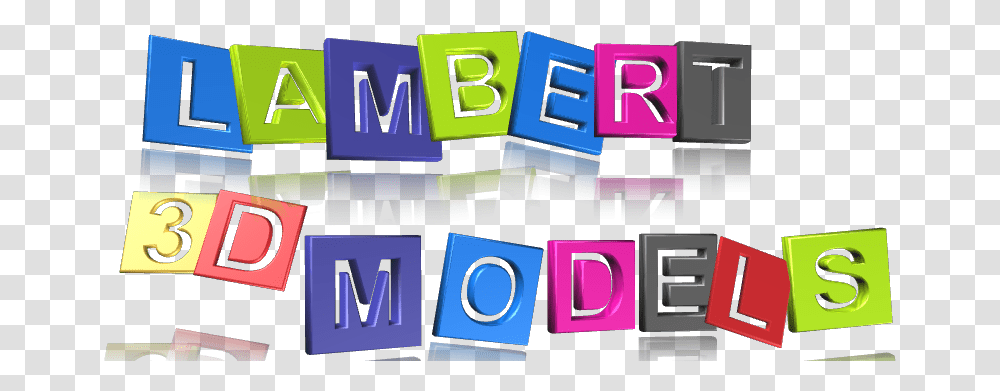 3d Models By Lambert Designer Graphic Design, Alphabet, Word, Purple Transparent Png