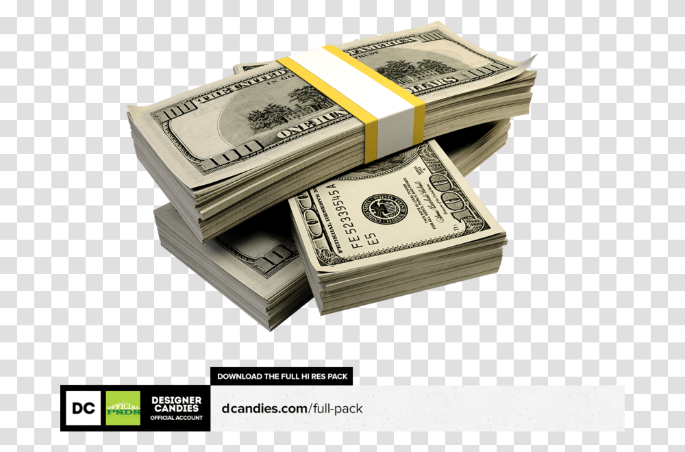 3d Money Stack Group View Pack Of Money, Dollar, Book Transparent Png
