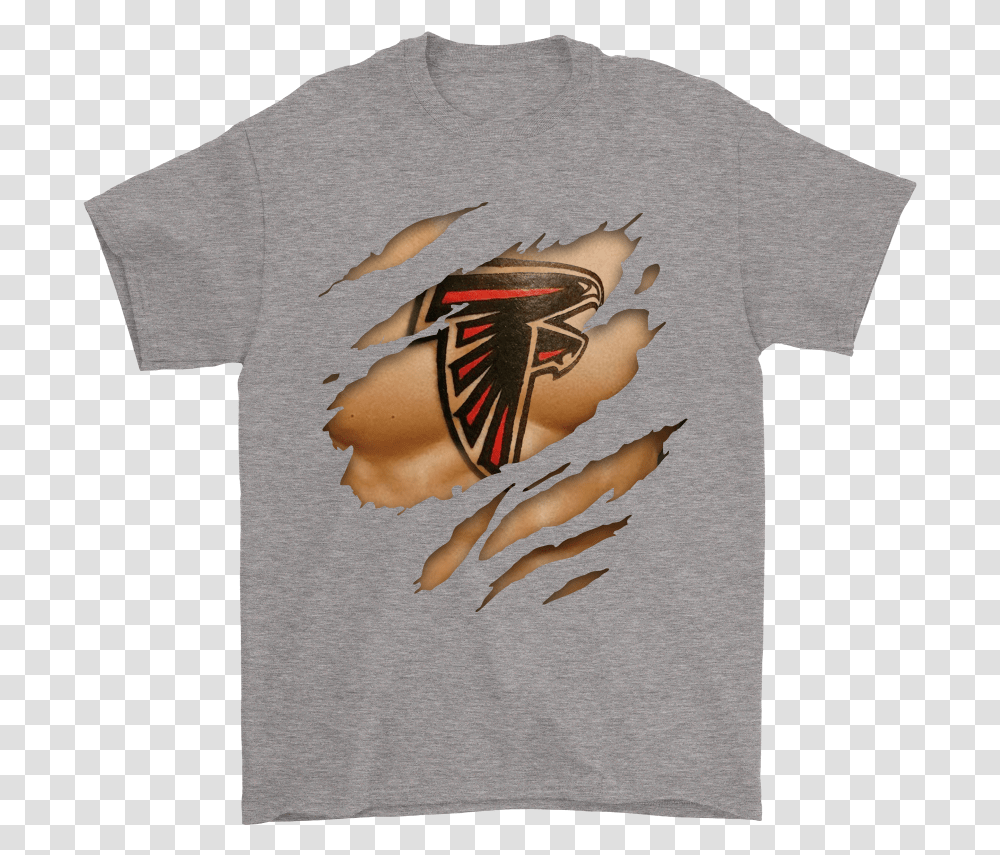 3d Nfl Logo Atlanta Falcons, Apparel, T-Shirt, Sleeve Transparent Png