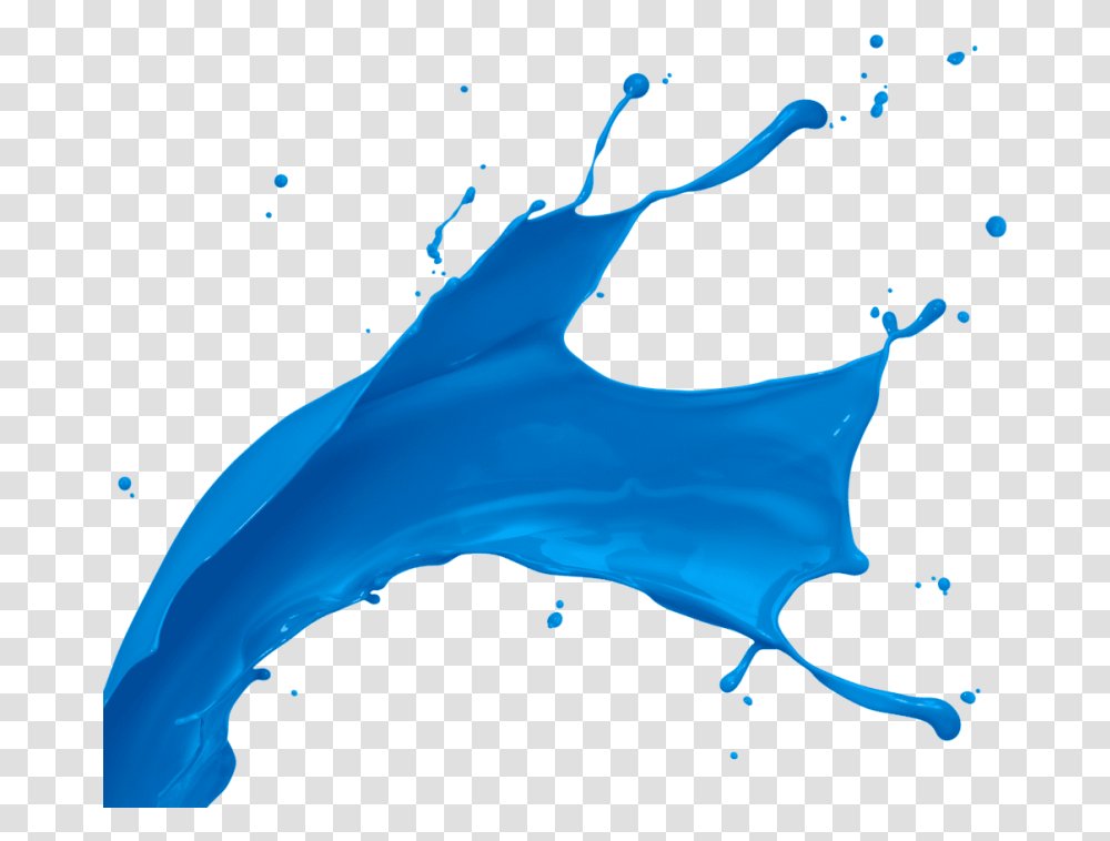 3d Paint Splash Cartoons Blue Paint Splash, Manta Ray, Sea Life, Fish, Animal Transparent Png