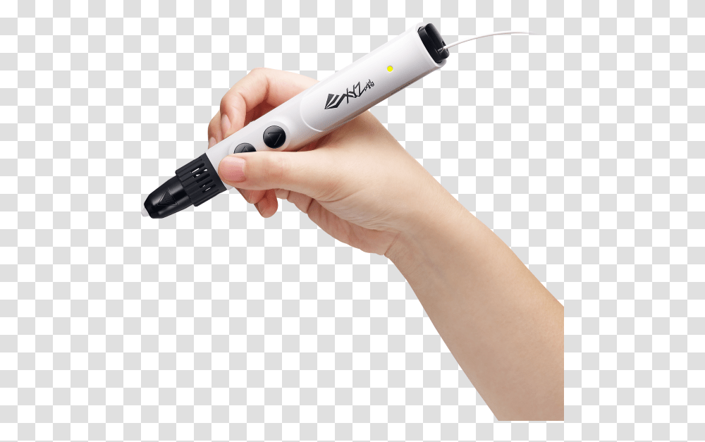 3d Pen, Person, Blow Dryer, Electronics, Lamp Transparent Png
