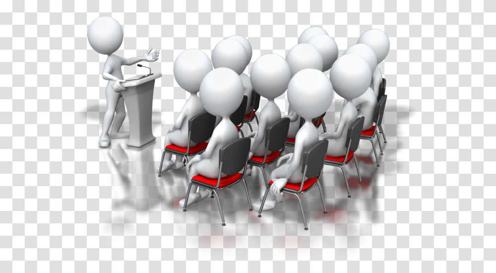 3d People Success Group Presentation Animated Gif, Person, Human, Crowd, Chair Transparent Png