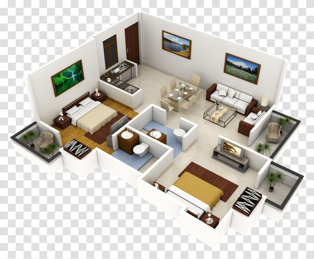 3d Plan Interior Design, Floor Plan, Diagram, Plot, Rug Transparent Png