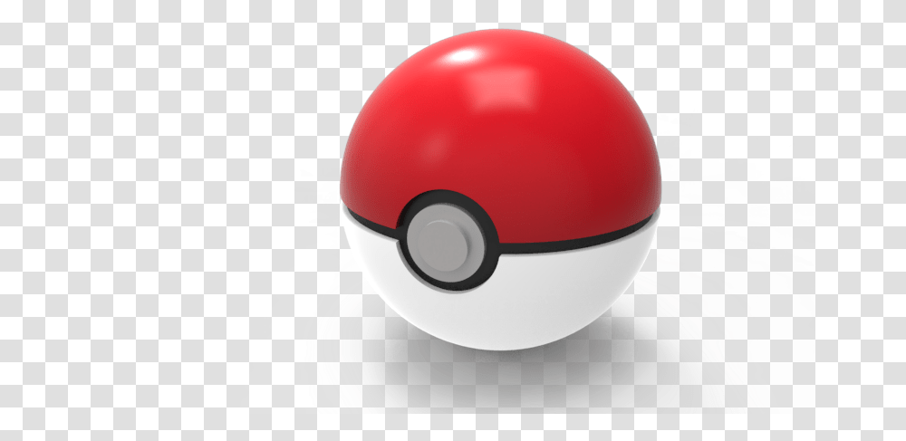 3d Pokeball Pokemon Ball 3d, Sphere, Helmet, Apparel Transparent Png