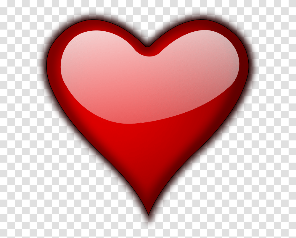 3d Red Heart Hd Valentine Hearts, Balloon Transparent Png