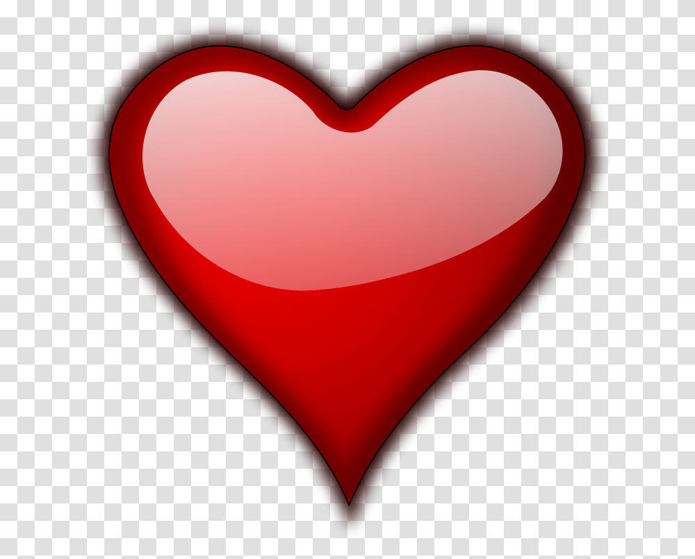 3d Red Heart Hd Valentine's Heart, Balloon Transparent Png