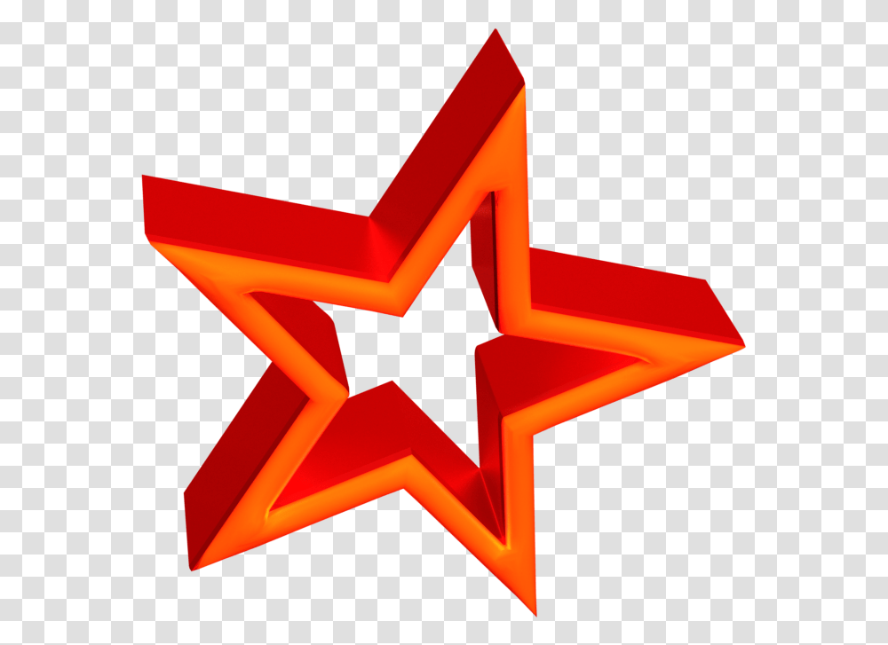 3d Red Star Red Star 3d, Chair, Furniture, Star Symbol Transparent Png
