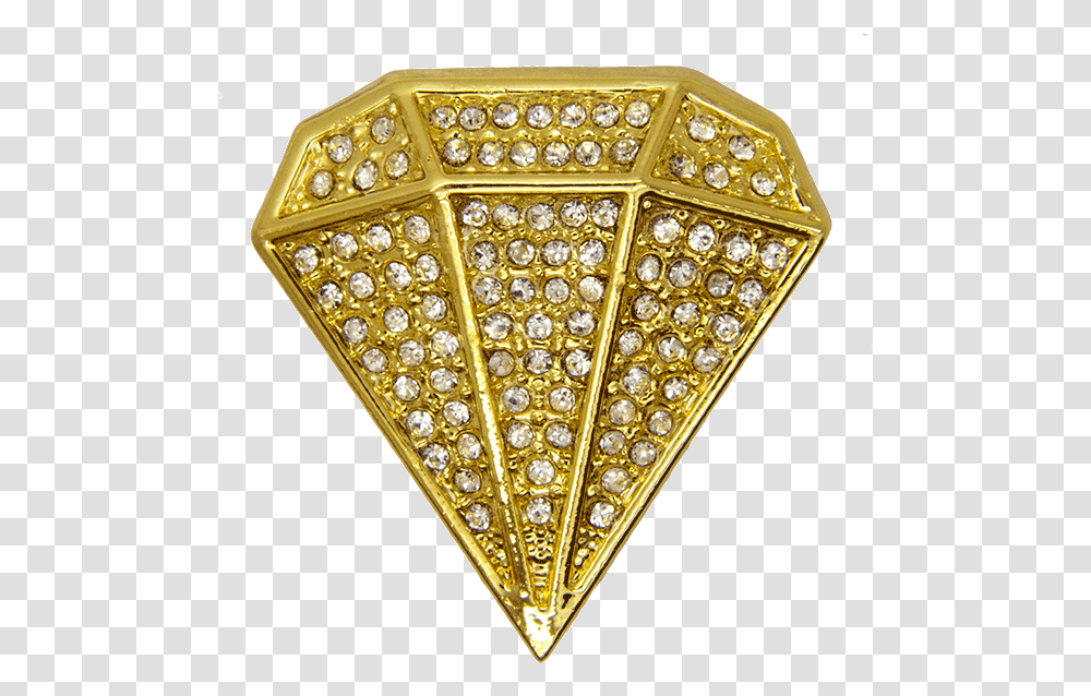 3d Rhinestone Diamond Brooch, Jewelry, Accessories, Accessory, Gold Transparent Png