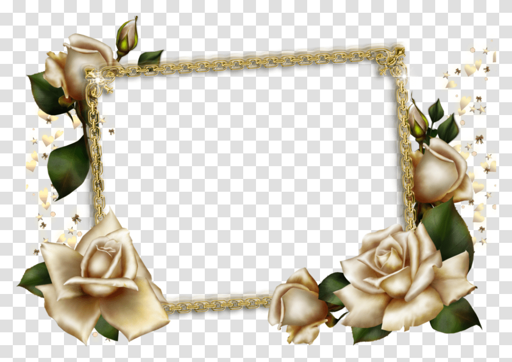 3d Rose Frame Element Psd, Accessories, Accessory, Gold, Jewelry Transparent Png