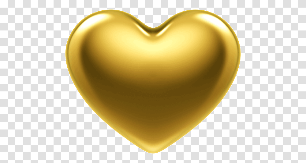 3d Small Heart Pin Gold Gold Heart Icon Full Size 3d Love Gold, Egg, Food, Lamp Transparent Png