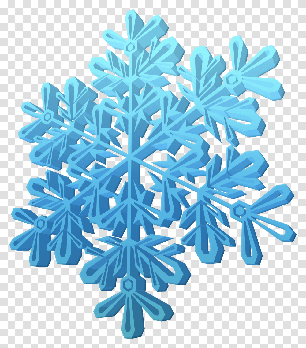 3d Snowflake Graphic, Cross Transparent Png