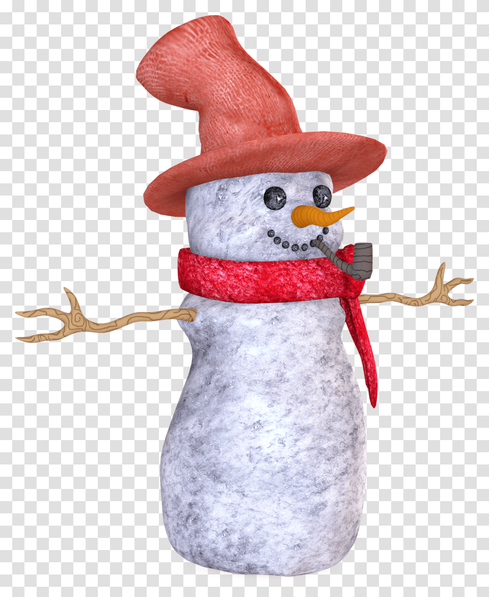 3d Snowman Clipart Snowman, Nature, Outdoors, Winter Transparent Png