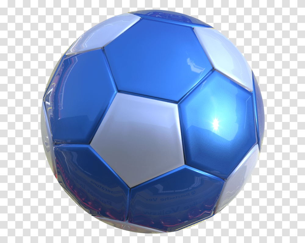 3d Soccer Ball Blue Soccer Ball Background, Football, Team Sport, Sports, Sphere Transparent Png