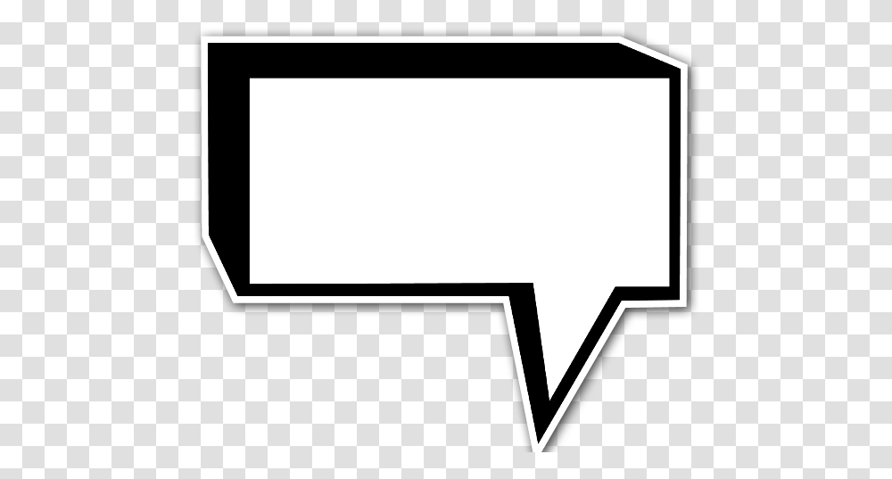 3d Speech Bubble Sticker Caixa De Dilogo, Label, Rug Transparent Png