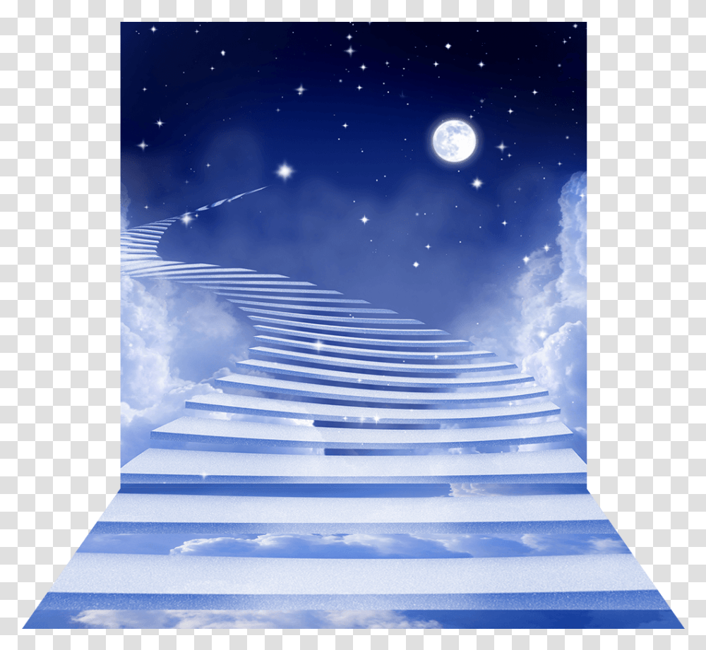 3d Stairway To Heaven, Outdoors, Nature, Staircase, Handrail Transparent Png