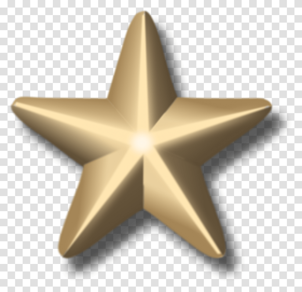 3d Stars 3 Image Military Gold Star, Symbol, Star Symbol, Ceiling Fan, Appliance Transparent Png