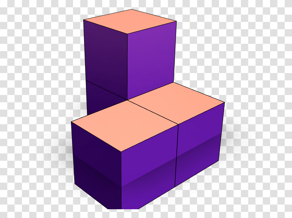 3d Tetris Image Box, Cylinder, Rubber Eraser, Purple, Diagram Transparent Png