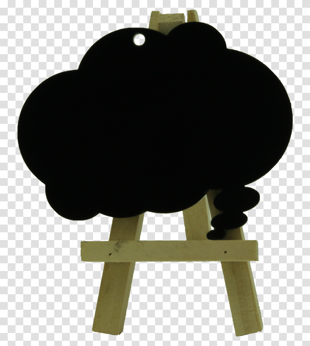 3d Thought Bubble, Furniture, Bar Stool, Silhouette, Baseball Cap Transparent Png