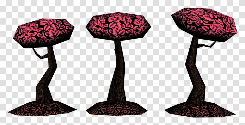 3d Trees Created For Part Of A Battle Arena Project, Plant, Agaric, Mushroom, Fungus Transparent Png