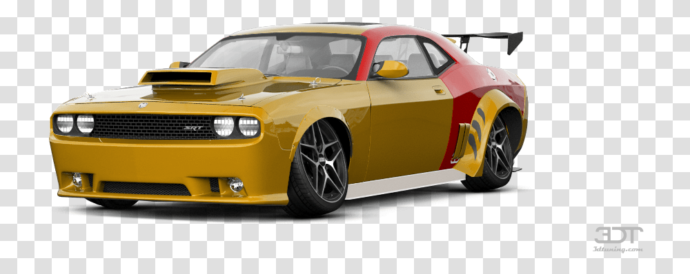 3d Tuning Dodge Challenger Rear, Wheel, Machine, Tire, Car Transparent Png
