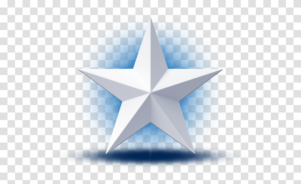 3d White Benefit Star Featuredcontent 3d White Star, Star Symbol, Emblem Transparent Png