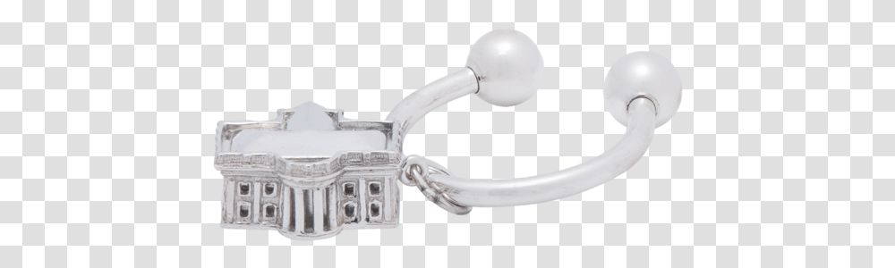 3d White House Sterling Silver Key Chain Solid, Tool, Cuff, Shears, Scissors Transparent Png