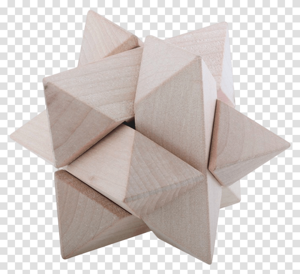 3d Wood Block Puzzle, Box, Origami, Paper Transparent Png